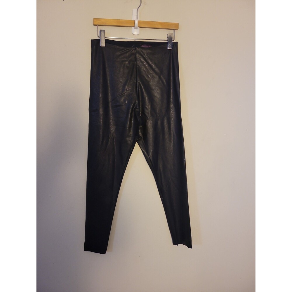 Commando Black Faux Leather High Waisted Legging Sz XL New
